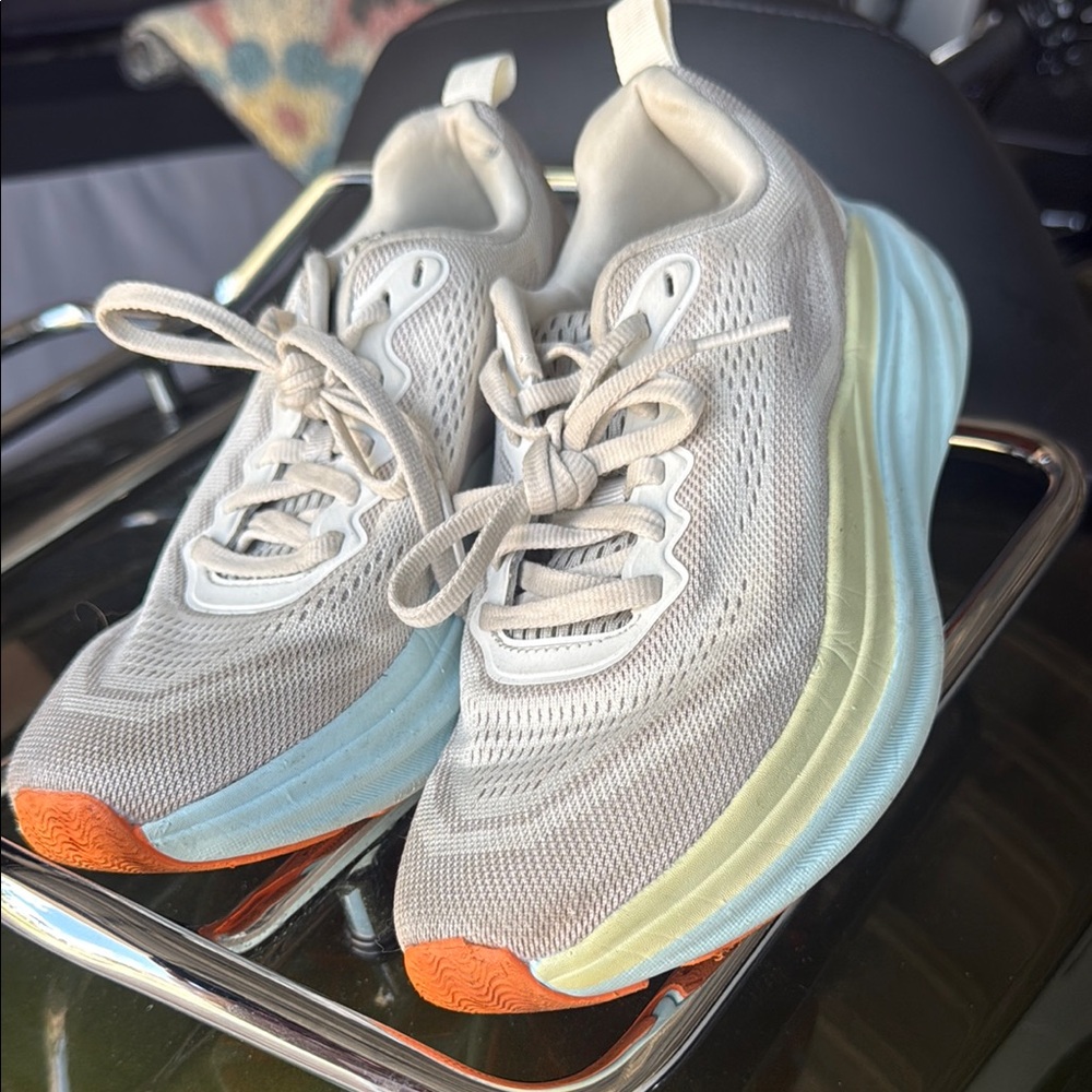 Avia Off-White Mesh Athletic Sneakers